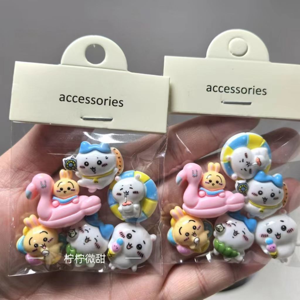 Cosplay Prop Diy - Aksesoris Resin Chiikawa Usagi DIY, Stiker