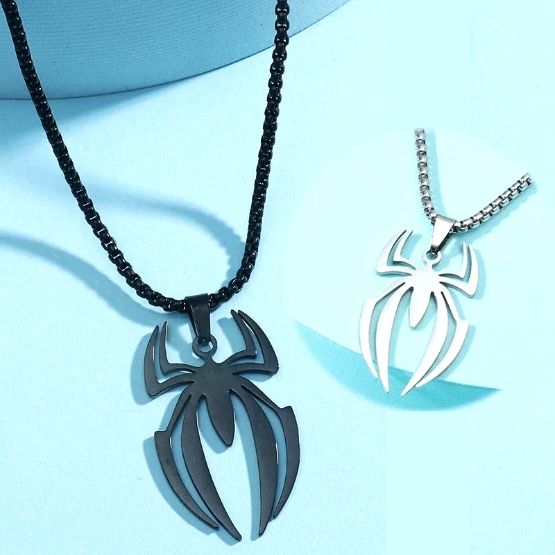 Magnetic Clasp Cosplay - Kalung Cosplay Logo Hewan Laba-laba Superhero