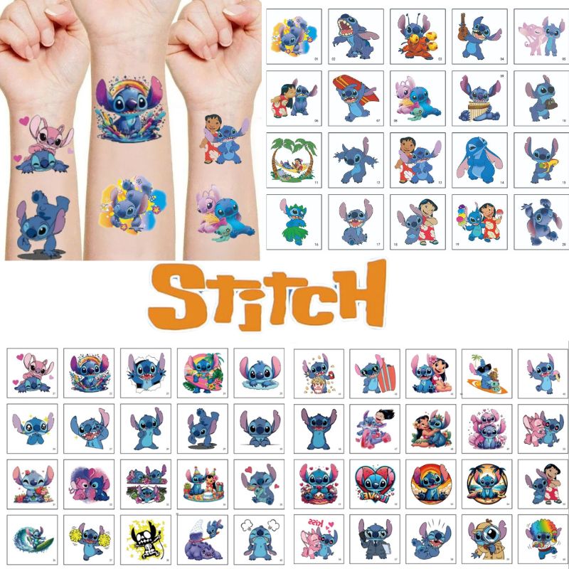 Cosplay Prop Designer - 2026 Stiker Tato Temporer Disney Anime