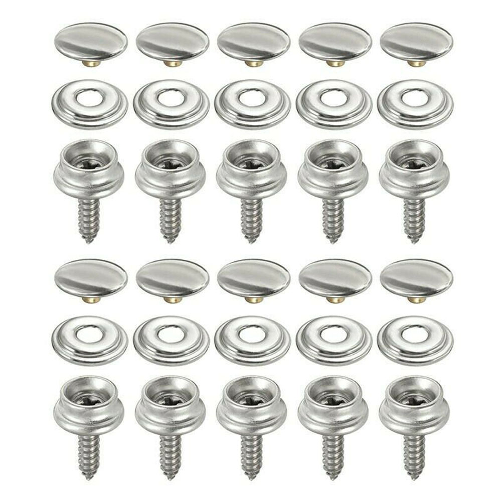 30 buah Kit sekrup Capos kanva - Snap Fastener Set ulasan dan harga