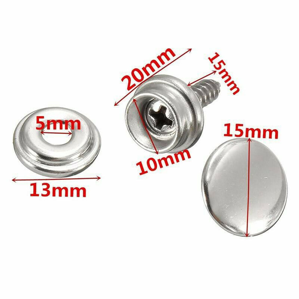 30 buah Kit sekrup Capos kanva - Snap Fastener Set ulasan dan harga