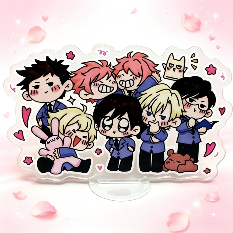 Figur Akrilik 10cm Ouran High  - Acrylic Cosplay Prop ulasan dan harga