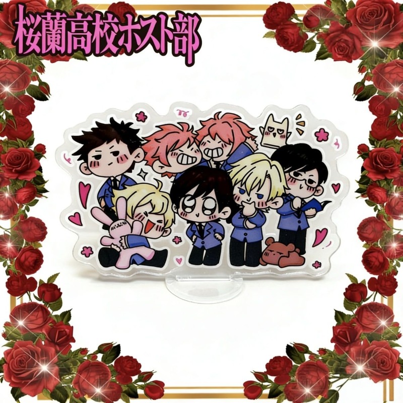 Figur Akrilik 10cm Ouran High  - Acrylic Cosplay Prop ulasan dan harga